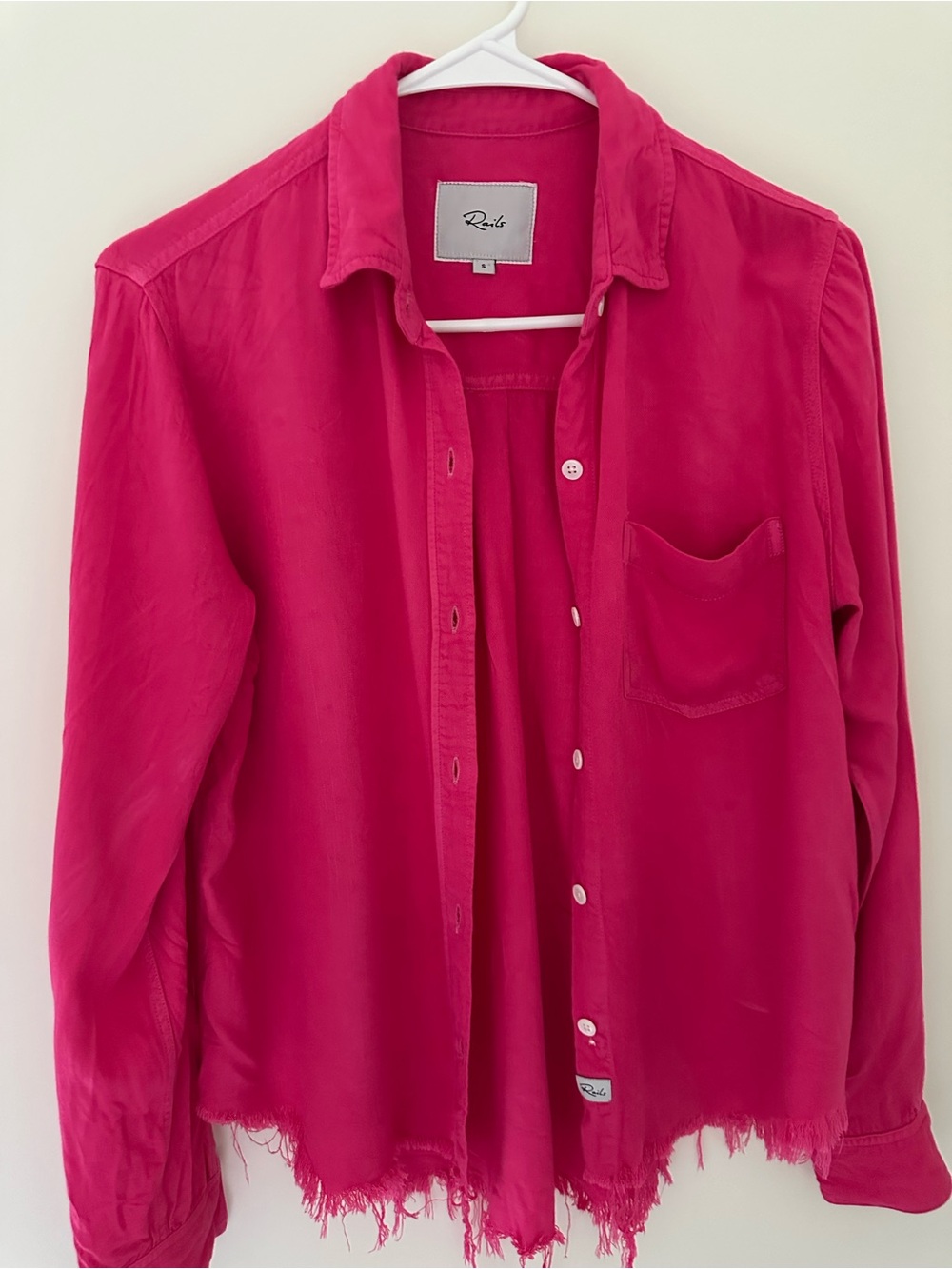 Rails Men’s Hot Pink Casual Button-Down Shirt